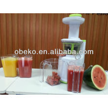 Novo design multifuncional lenta masticating juicers